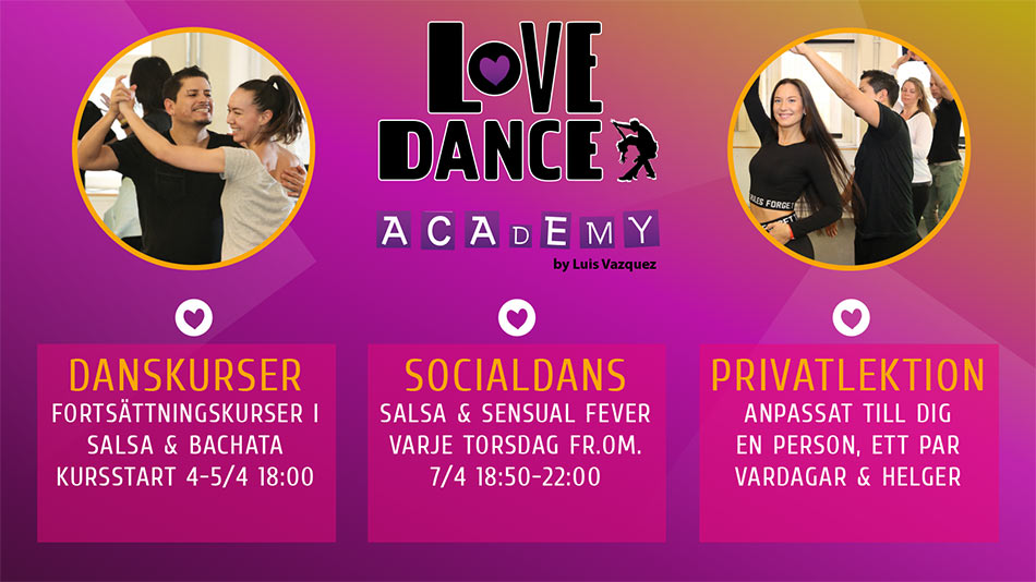 Salsa lessons kursstart Love dance Academy