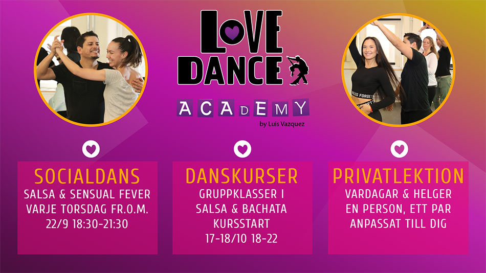 Salsa lessons kursstart Love dance Academy