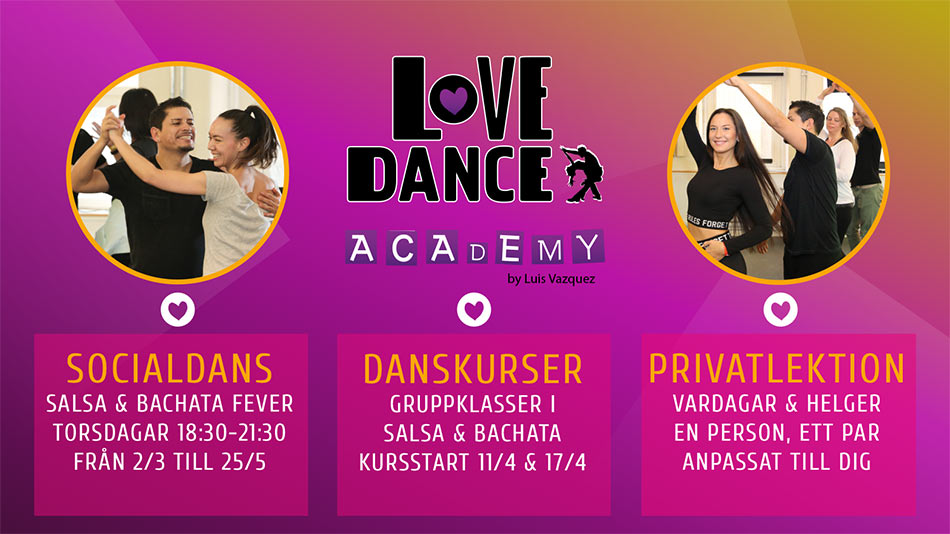 Salsa lessons kursstart Love dance Academy