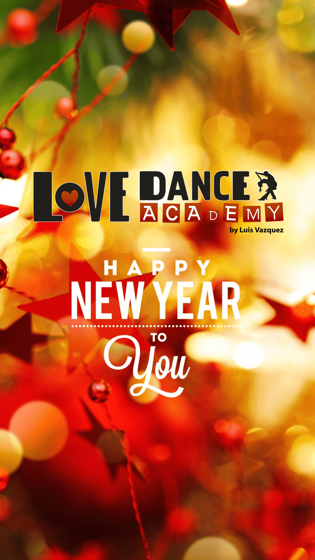 Happy New Year 2026 Instagram inlägg 1080 x 1350 px 1