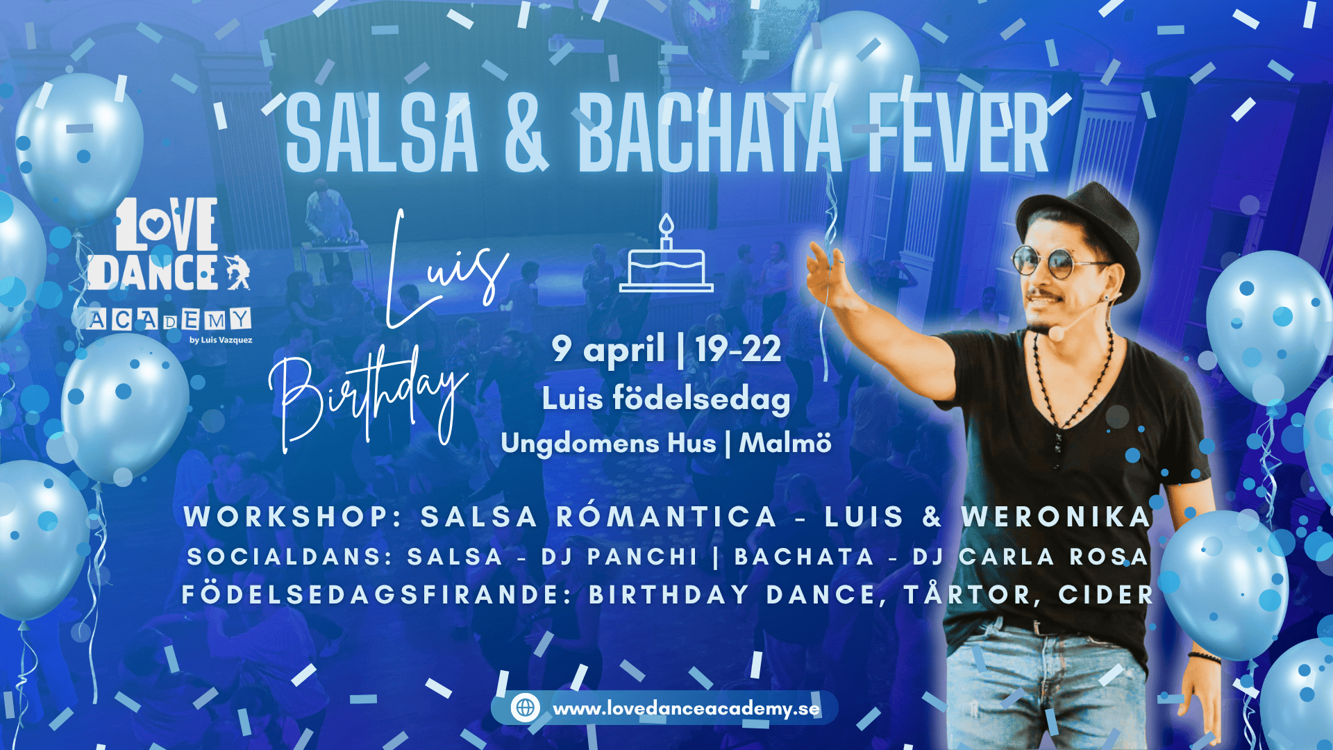 SBF socialdans Luis Birthday 9 apr Facebook event 1920 x 1080 px 1
